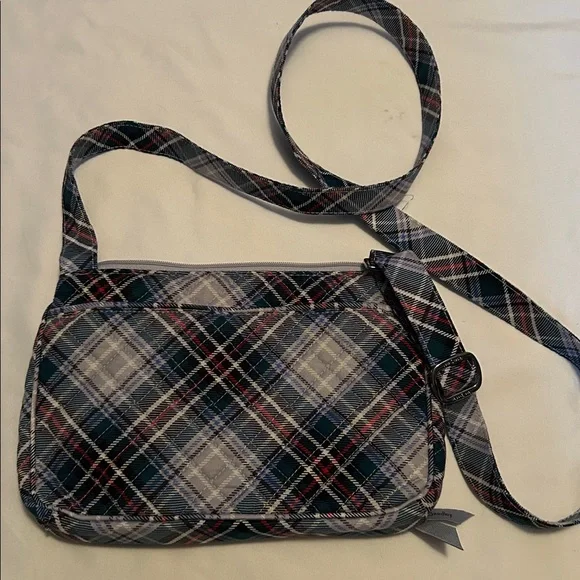 Vera Bradley snowy plaid crossbody bag - Picture 6 of 8